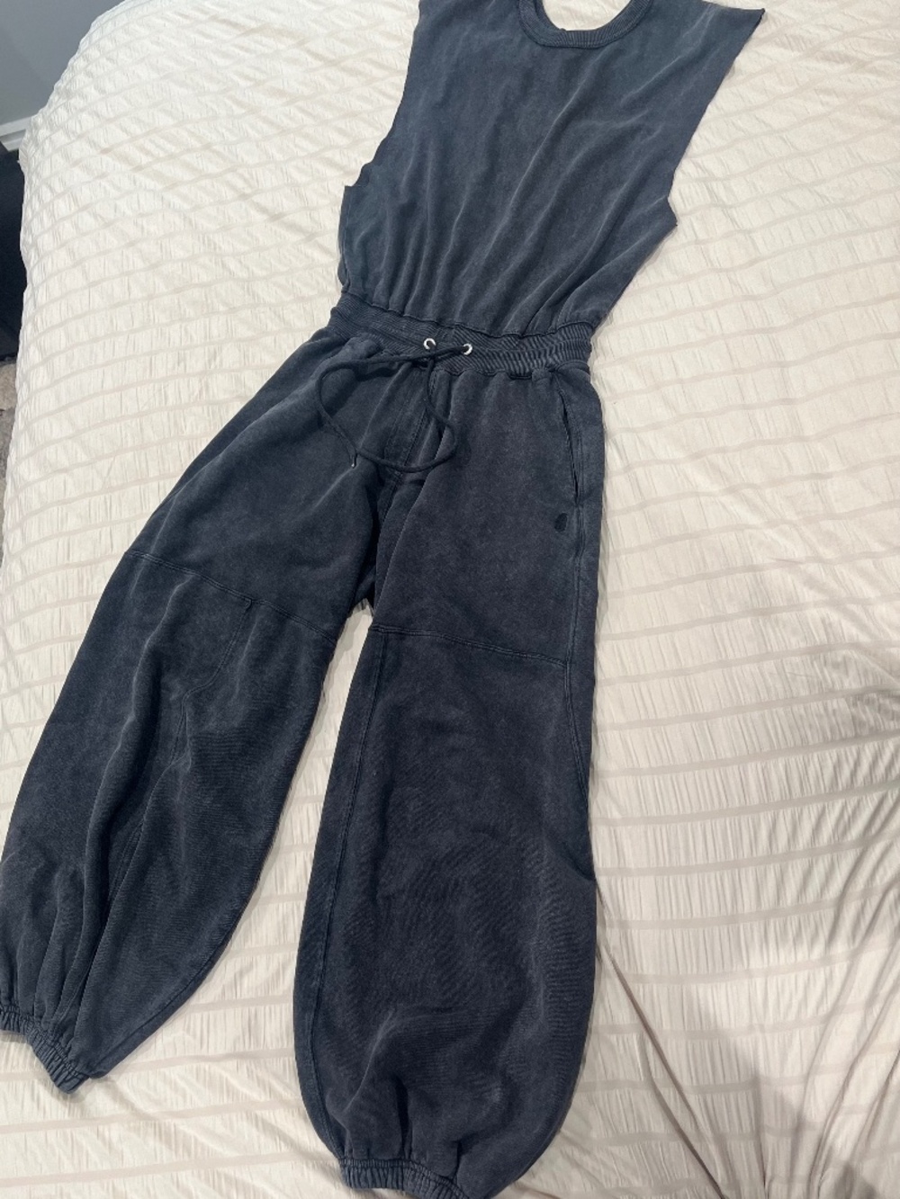 Free people gray jumpsuit